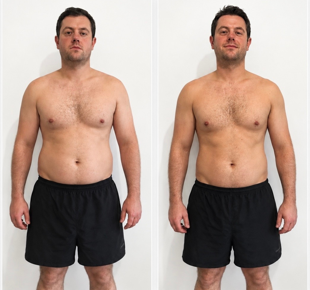 Steve before-and-after transformation