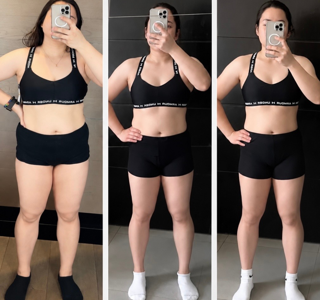 Jane before-and-after transformation