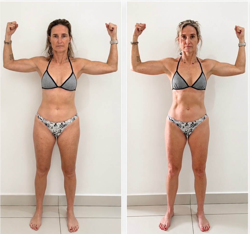 Tracy before-and-after transformation